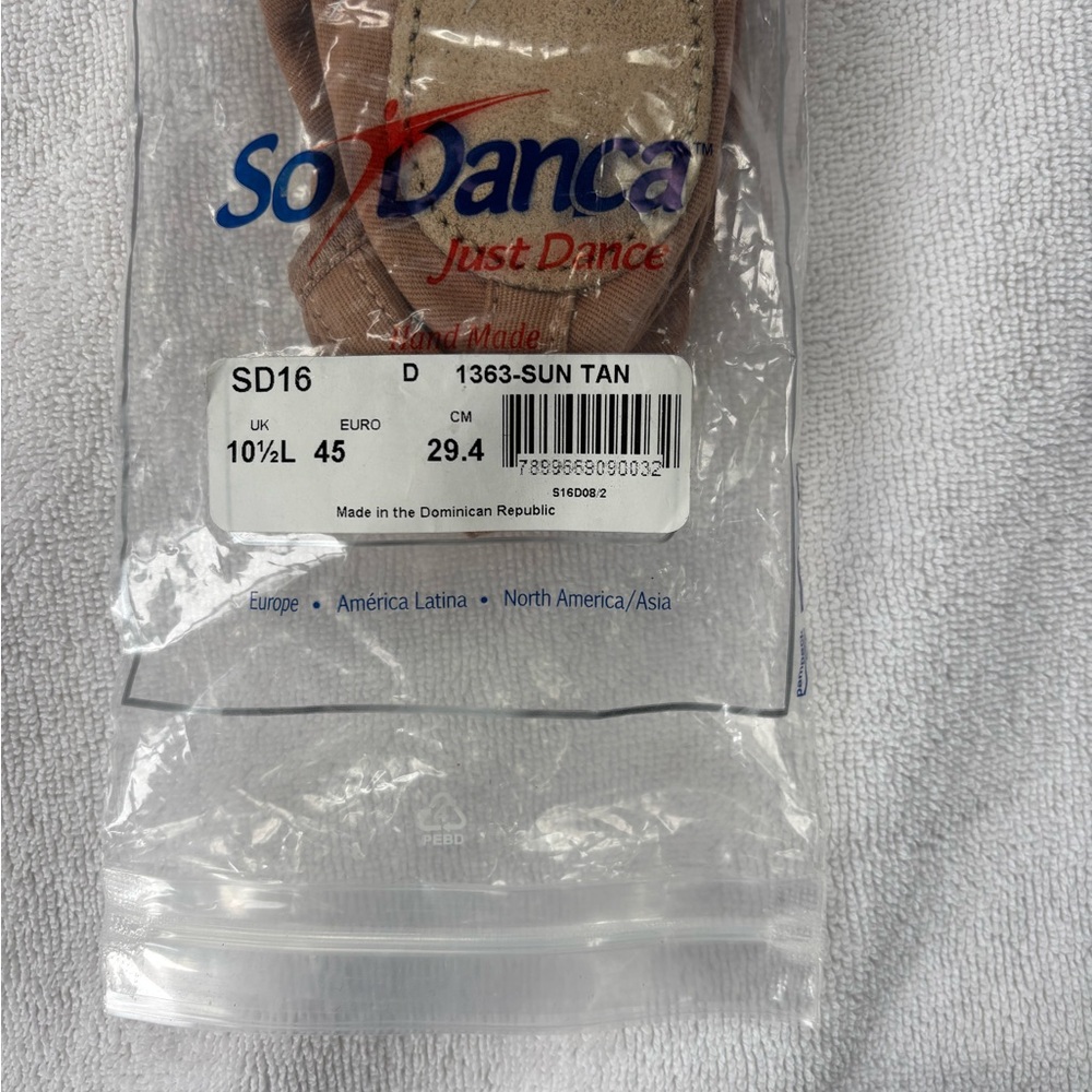 So Danca Split Sole Stretch Canvas Ballet Shoes - Picture 4 of 5